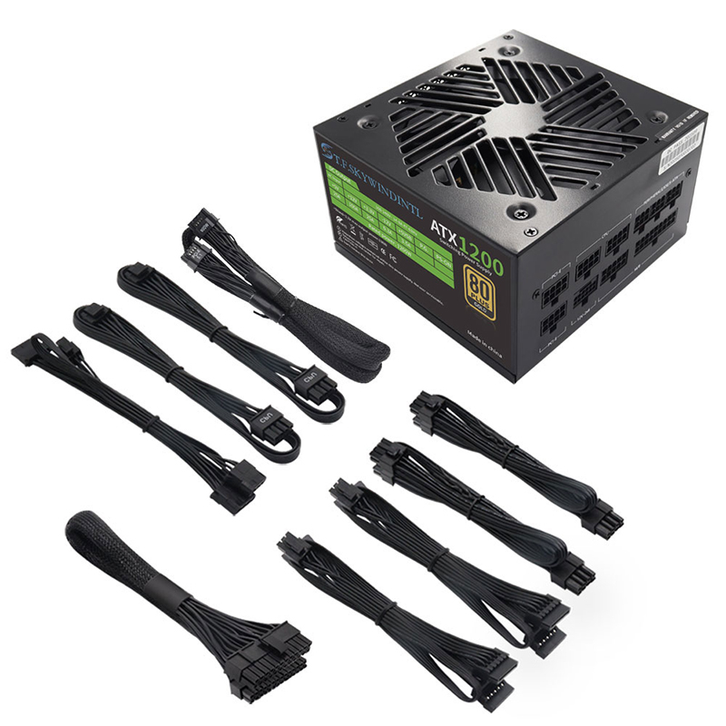 Pc Gaming Gta 6 - PCIE catu daya PC 5.0 1200W,