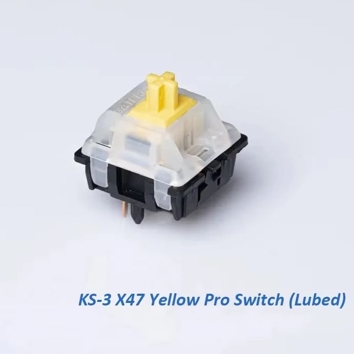 Pc Gaming Yellow - Gateron sakelar Pro kuning bawah hitam