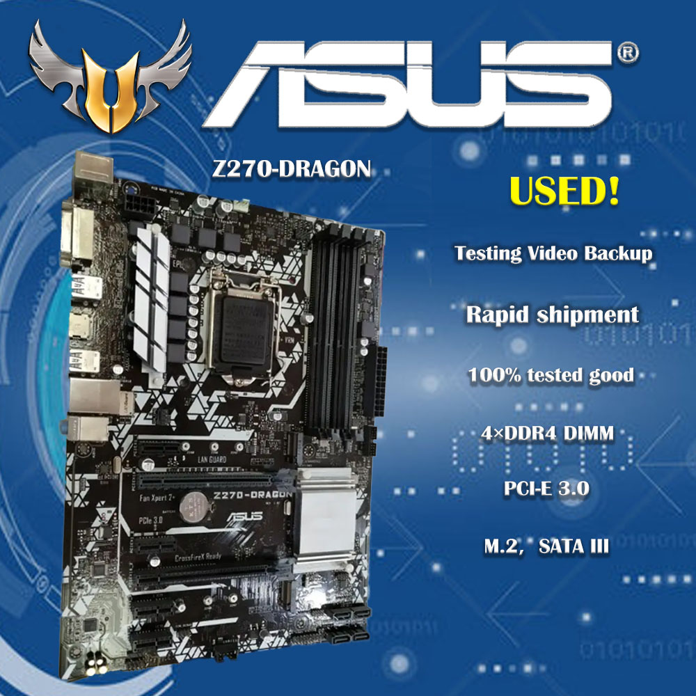Pc Gaming Asus - Motherboard untuk Asus PRIME Z270-DRAGON, Original