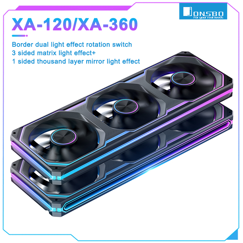 Argb Case Fan - JONSBO XA-120 XA-240 XA-360 Kipas Casing
