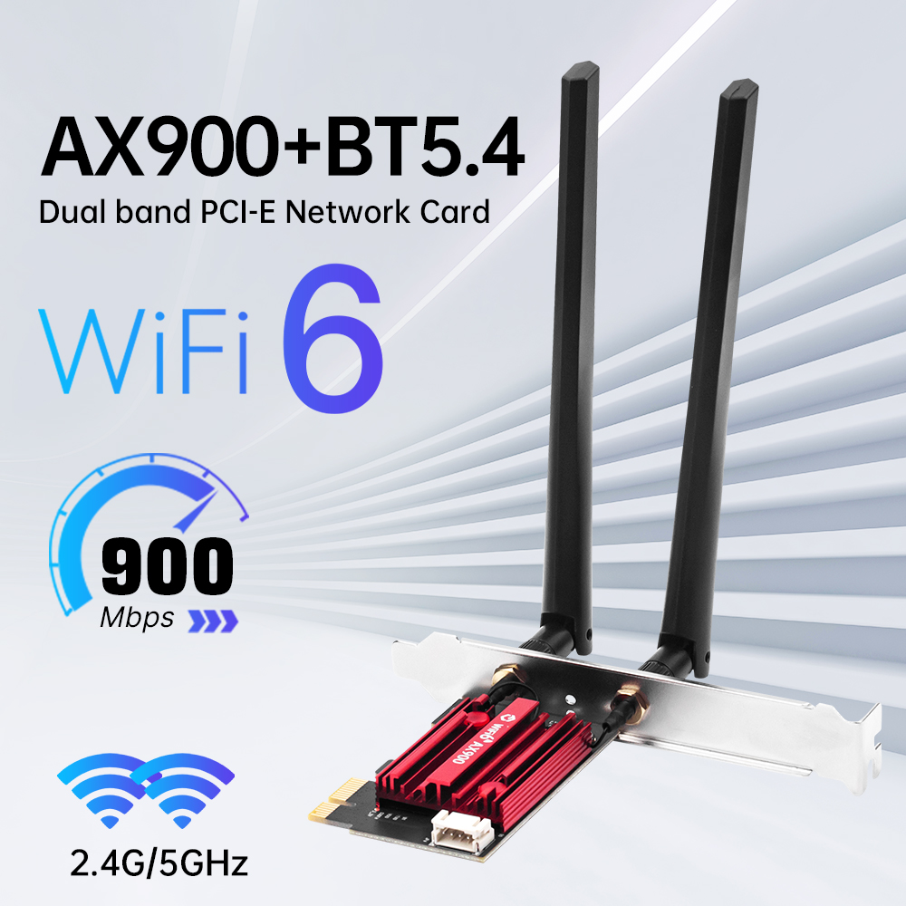 Pc Gaming Gta 6 - WiFi 6 PCIe FV-AX900pro Kartu Jaringan