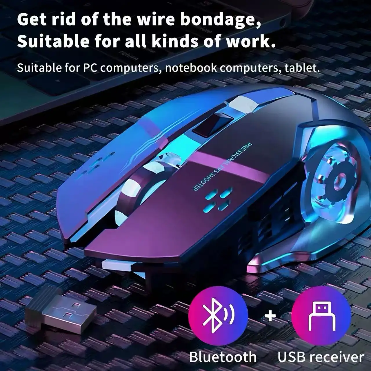 Mouse Gaming Nirkabel Lampu RG - Pc Gaming Gta 6 ulasan dan harga