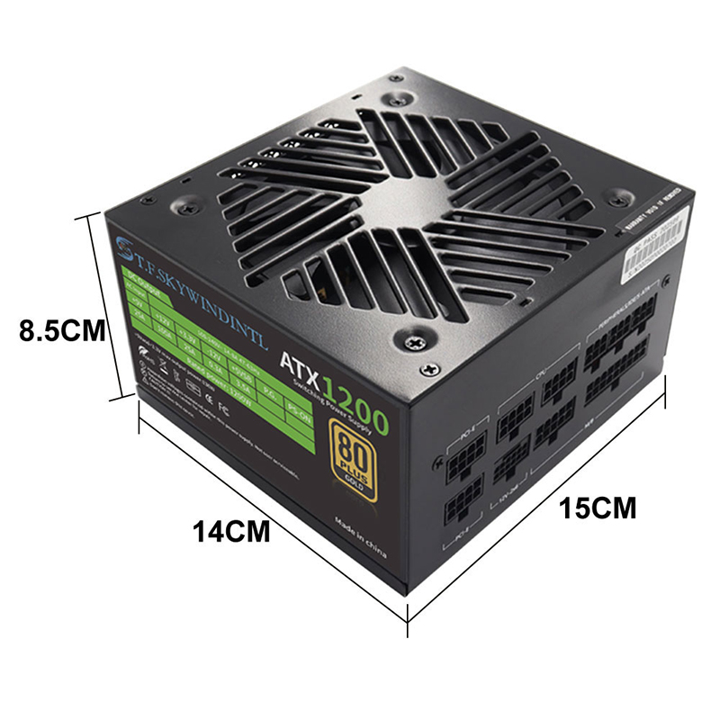 PCIE catu daya PC 5.0 1200W, P - Pc Gaming Gta 6 ulasan dan harga