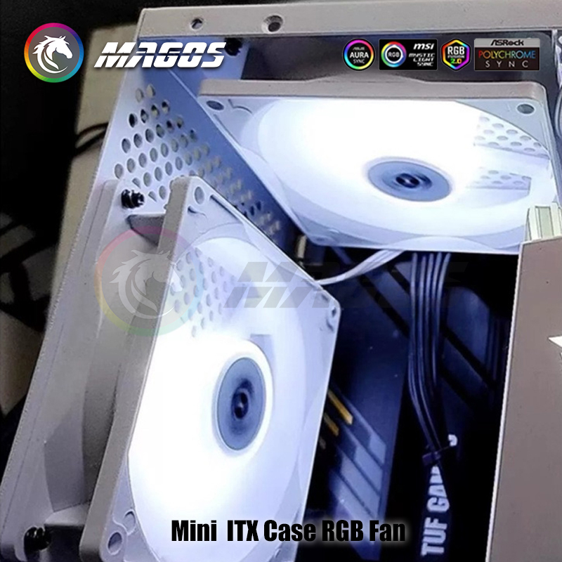 Casing Mini ITX Kipas ARGB 8Cm - Argb Case Fan ulasan dan harga