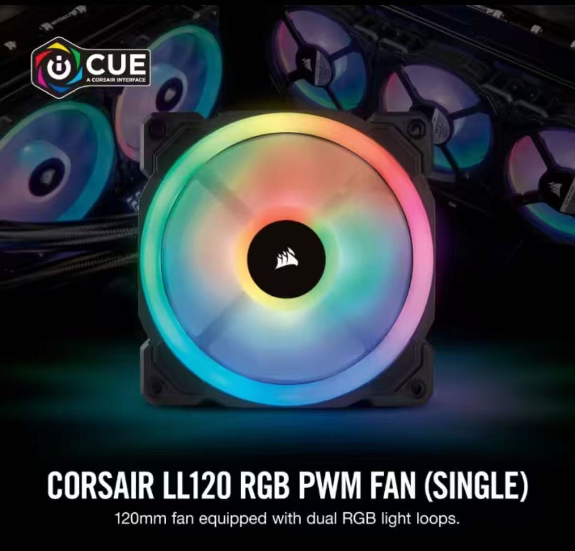 Kipas Komputer CORSAIR LL120 R - Argb Case Fan ulasan dan harga