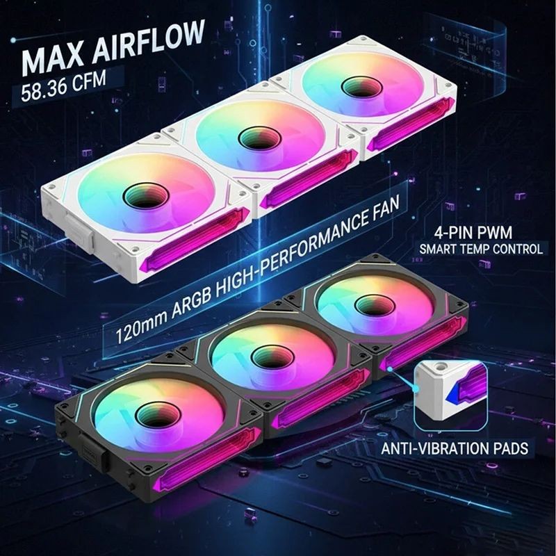 LDPCSJ 360mm Modular Wireless  - Argb Case Fan ulasan dan harga