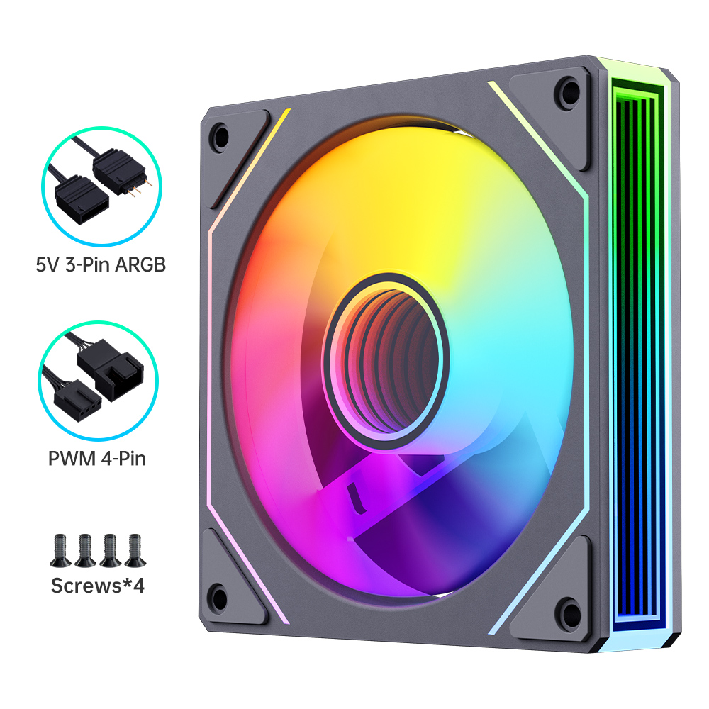 Kipas prisma 7 Pro 120 mm pake - Argb Case Fan ulasan dan harga