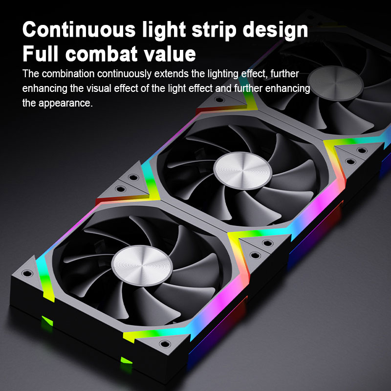 UPSIREN ZF-120 Kipas Casing Ko - Argb Case Fan ulasan dan harga