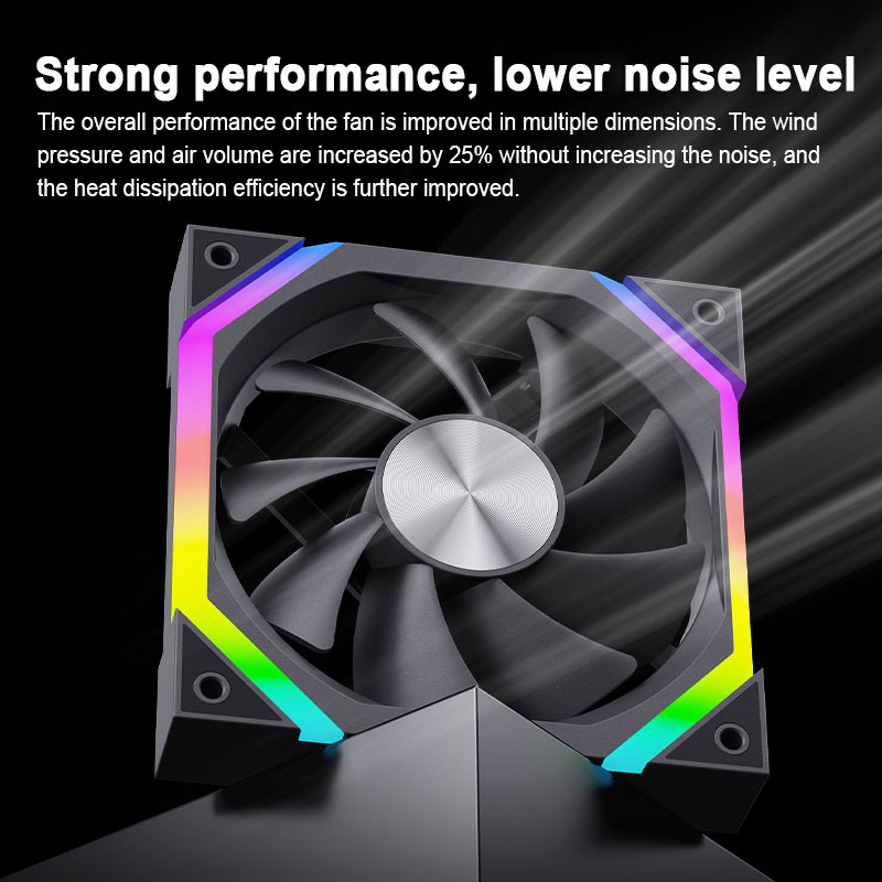 UPSIREN ZF-120 Kipas Casing Ko - Argb Case Fan ulasan dan harga