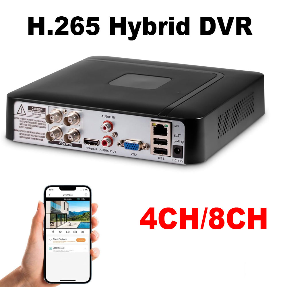 4CH 8CH mini CCTV Surveillance - Pc Gaming Vr ulasan dan harga