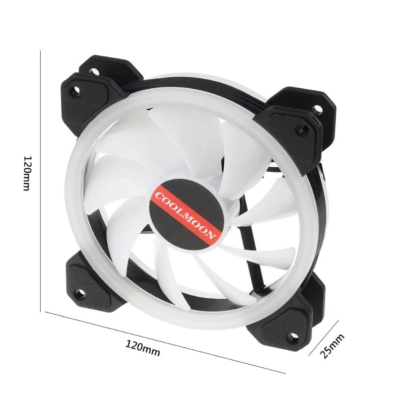 Kipas Pendingin PC RGB 120mm S - Argb Case Fan ulasan dan harga