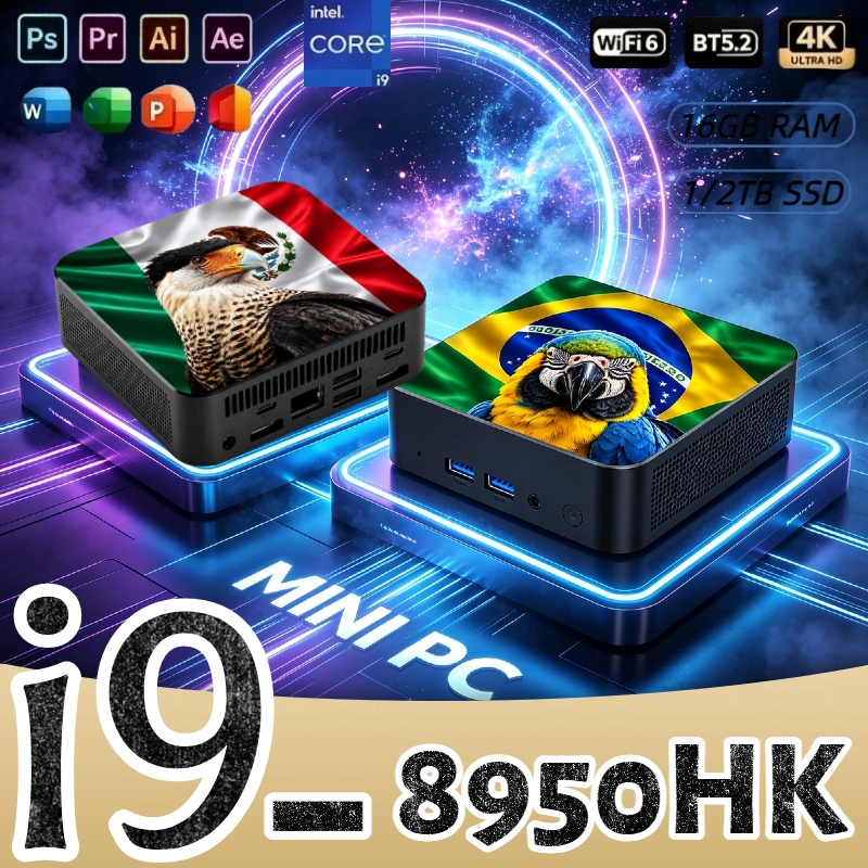 Mini PC Core i9-8950HK 16GB RA - Pc Gaming Ddr4 ulasan dan harga