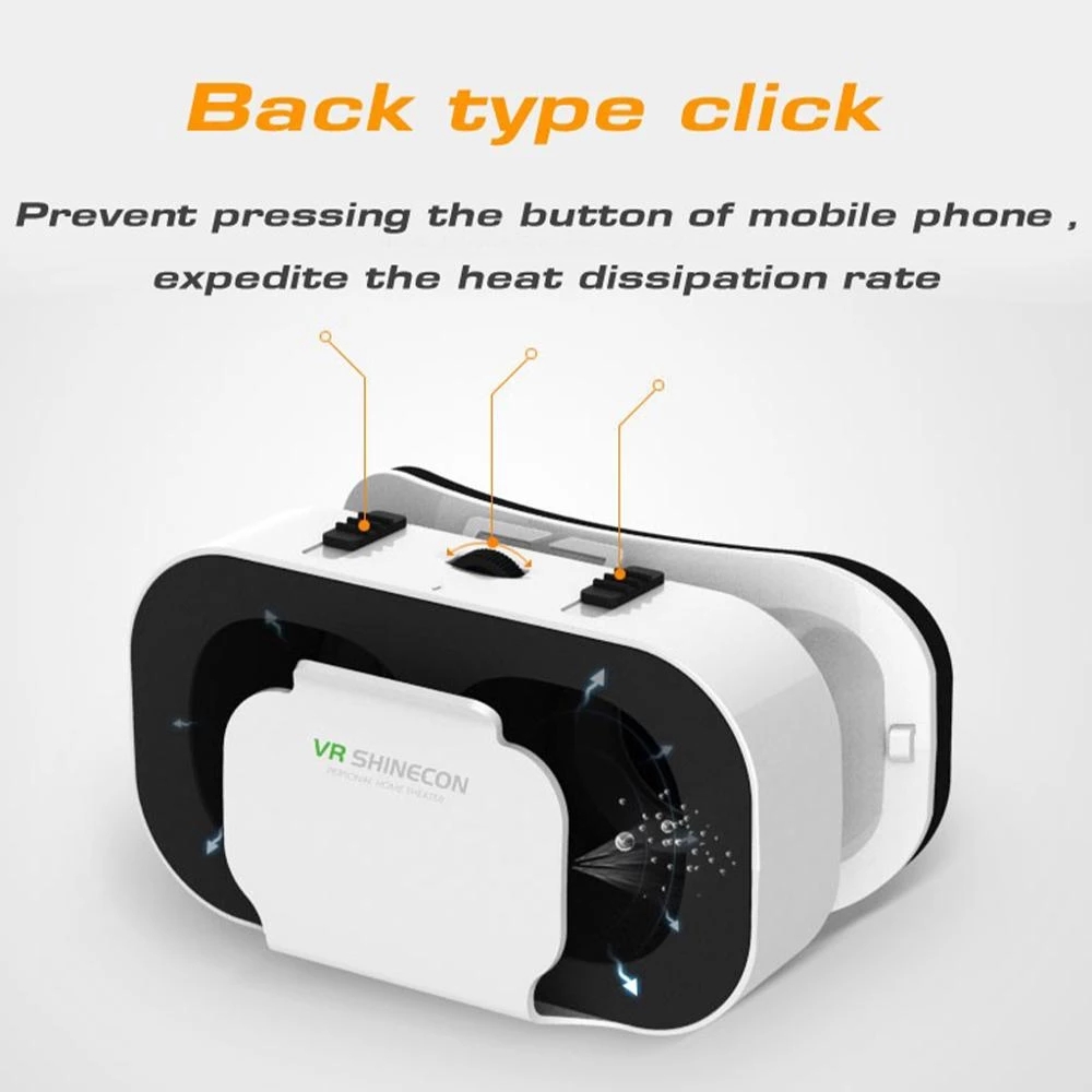 Kacamata VR 3D Shinecon Kacama - Vr Headset Pc ulasan dan harga