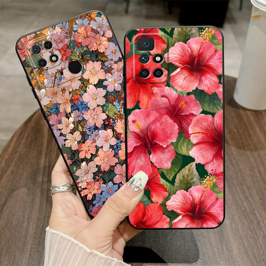Casing Bunga Merah Muda untuk  - Pc Gaming Xiaomi ulasan dan harga
