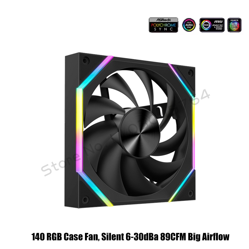 140 Kipas Casing ARGB, Aliran  - Argb Case Fan ulasan dan harga
