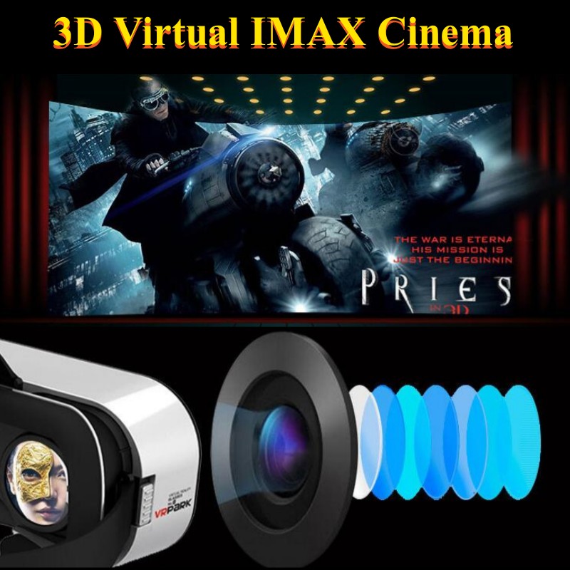 V5 kacamata Virtual Reality VR - Vr Headset Pc ulasan dan harga