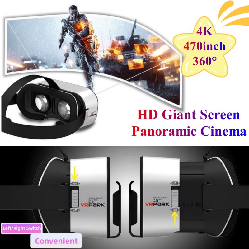 V5 kacamata Virtual Reality VR - Vr Headset Pc ulasan dan harga