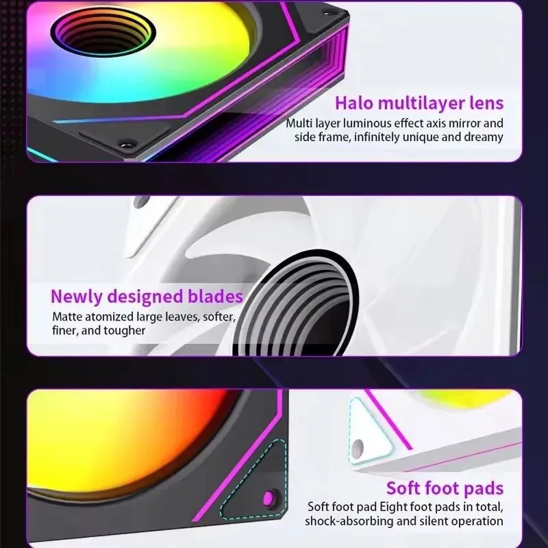 Kipas Casing PC LDPCSJ Prism 7 - Argb Case Fan ulasan dan harga