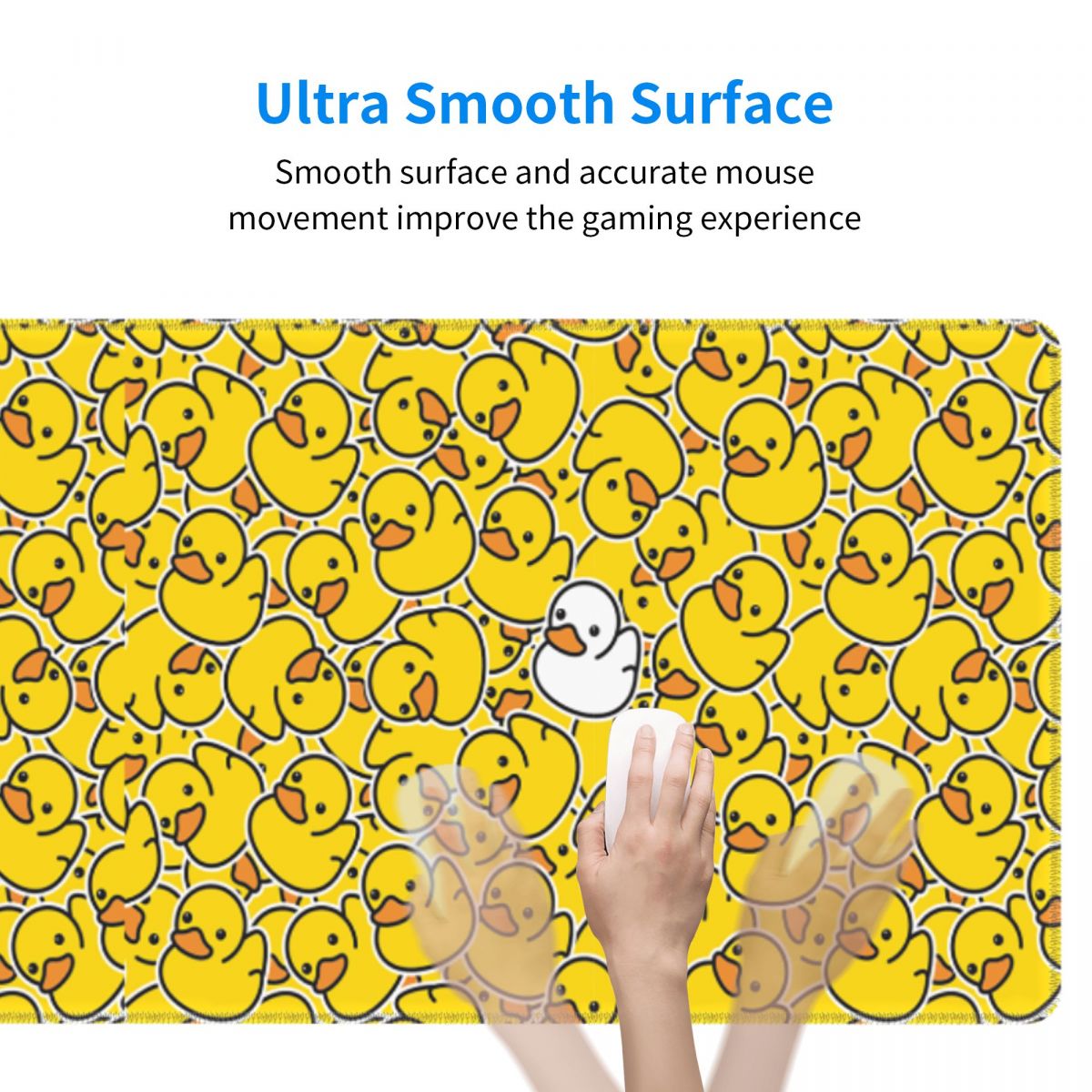 Alas Mouse Besar Motif Bebek K - Pc Gaming Yellow ulasan dan harga