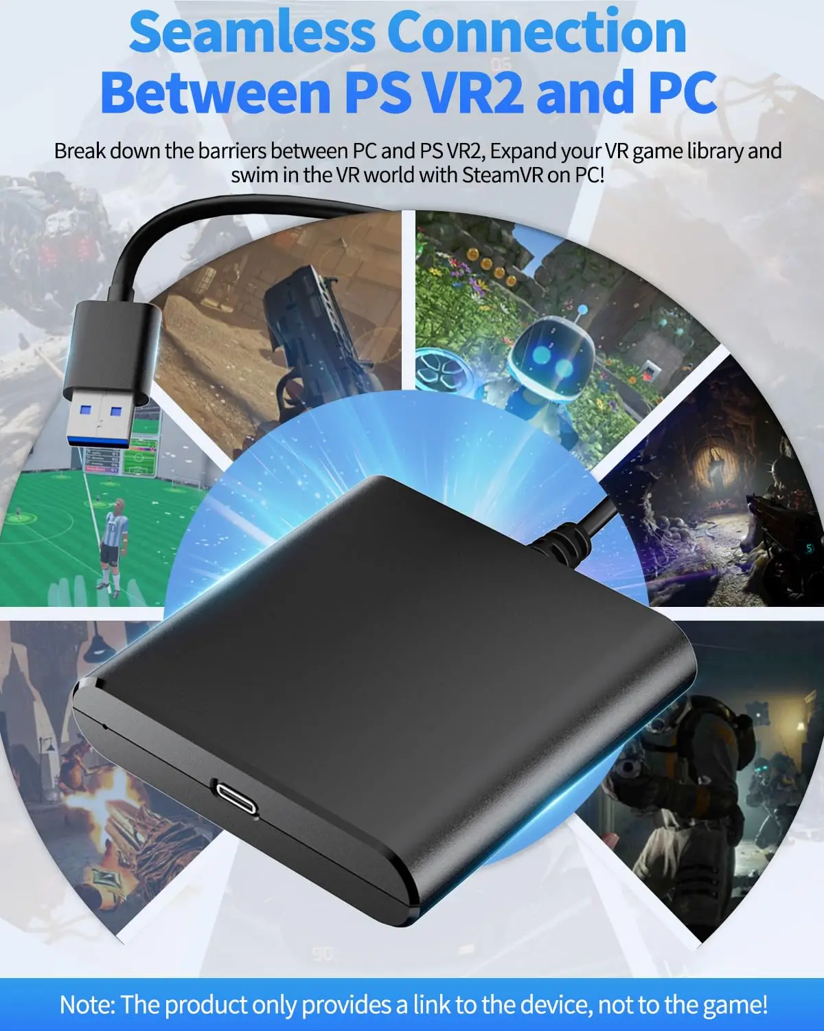 Adaptor PC AOLION VR2 untuk PS - Pc Gaming Vr ulasan dan harga