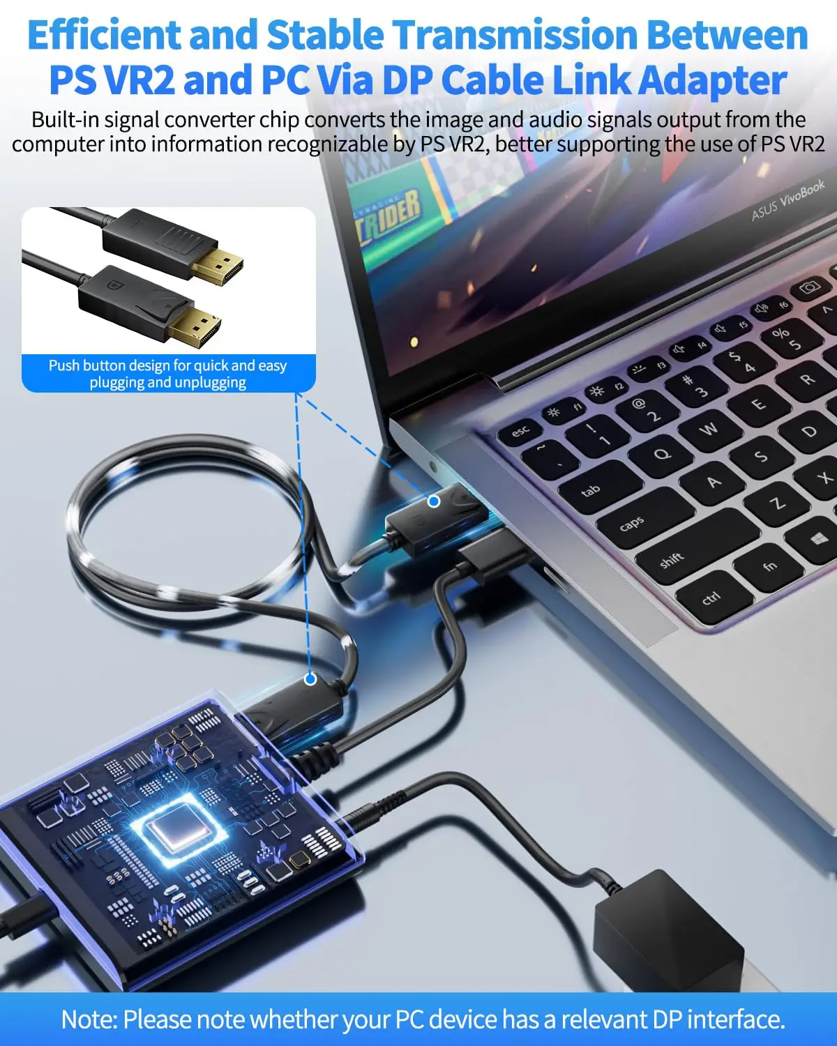 Adaptor PC AOLION VR2 untuk PS - Pc Gaming Vr ulasan dan harga
