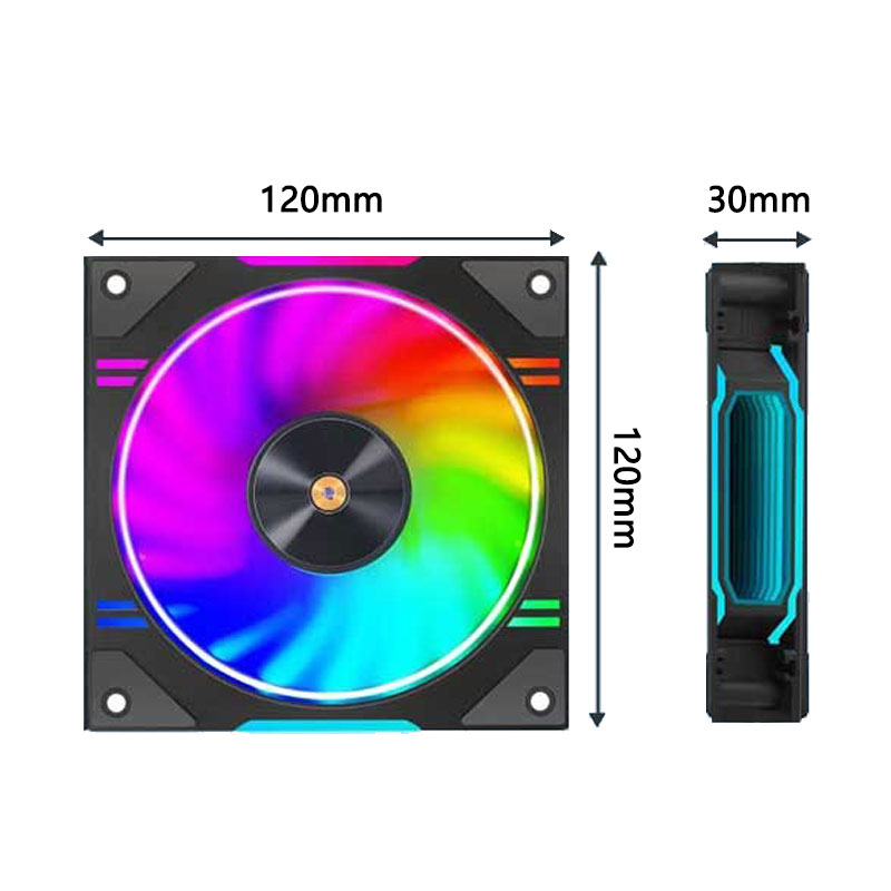 UPSIREN D30 120X120X30mm Kipas - Argb Case Fan ulasan dan harga