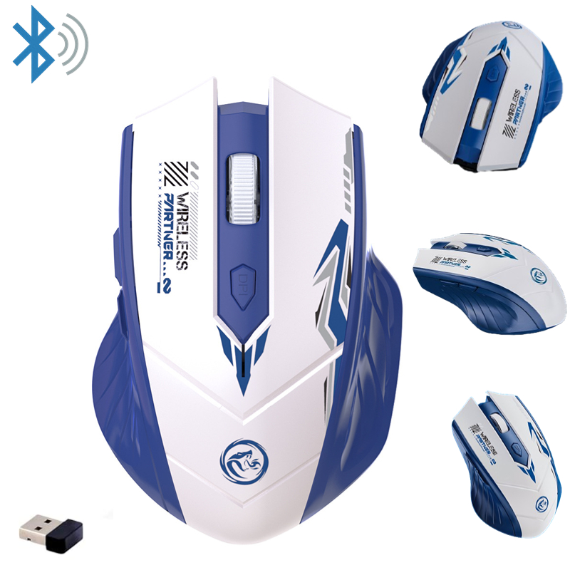 Mouse Nirkabel 2.4G Mouse Blue - Pc Gaming Gta 6 ulasan dan harga