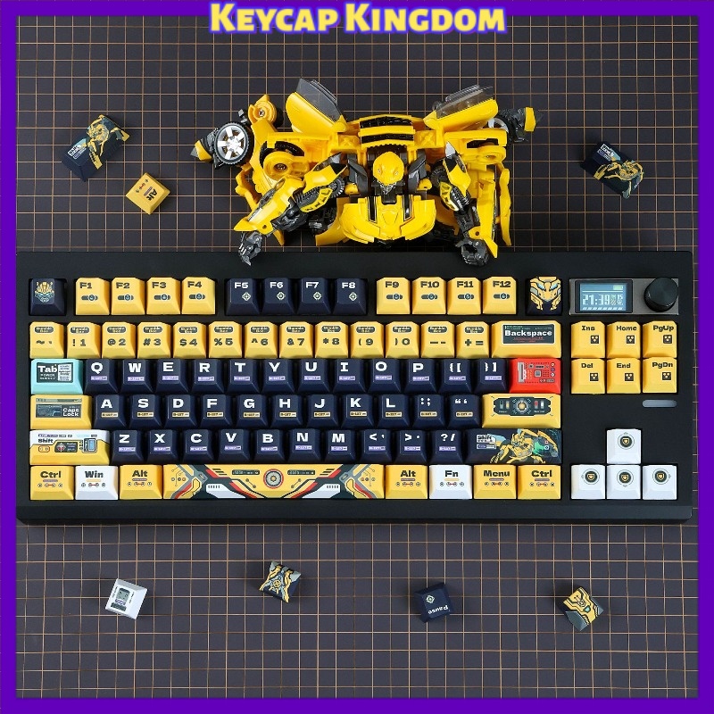 Tema Robot Lebah Kuning Keycap - Pc Gaming Yellow ulasan dan harga