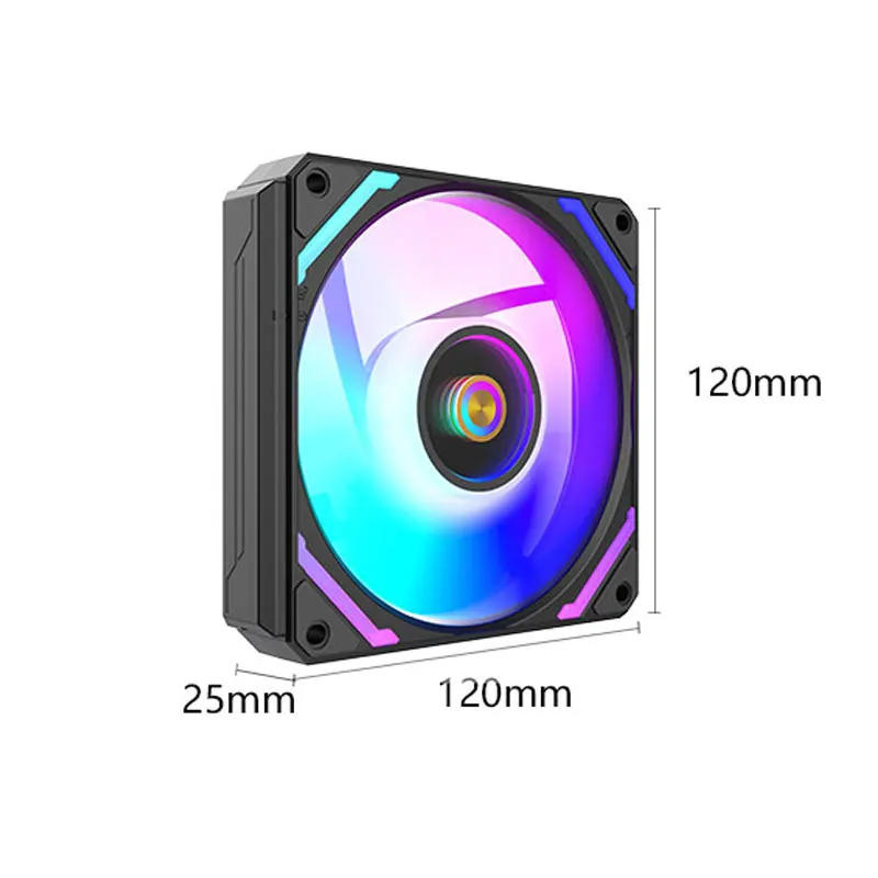 Upsirene WF-120 ARGB PWM 3 bua - Argb Case Fan ulasan dan harga