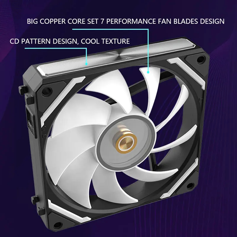 Upsirene WF-120 ARGB PWM 3 bua - Argb Case Fan ulasan dan harga
